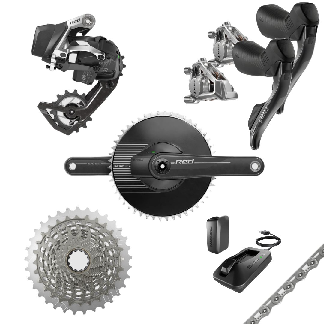 SRAM Rival AXS 2x 12 Speed POWERMETER Groupset — Imaginary BikeWorks SRAM Rival AXS 2x 12 Speed POWERMETER Groupset — Imaginary BikeWorks